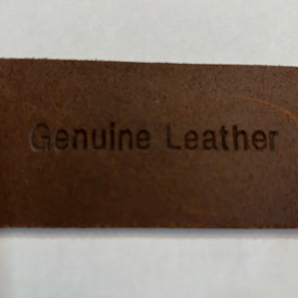 Timberland Top Grain Leather Belt Size 32 NWT - Picture 6 of 7